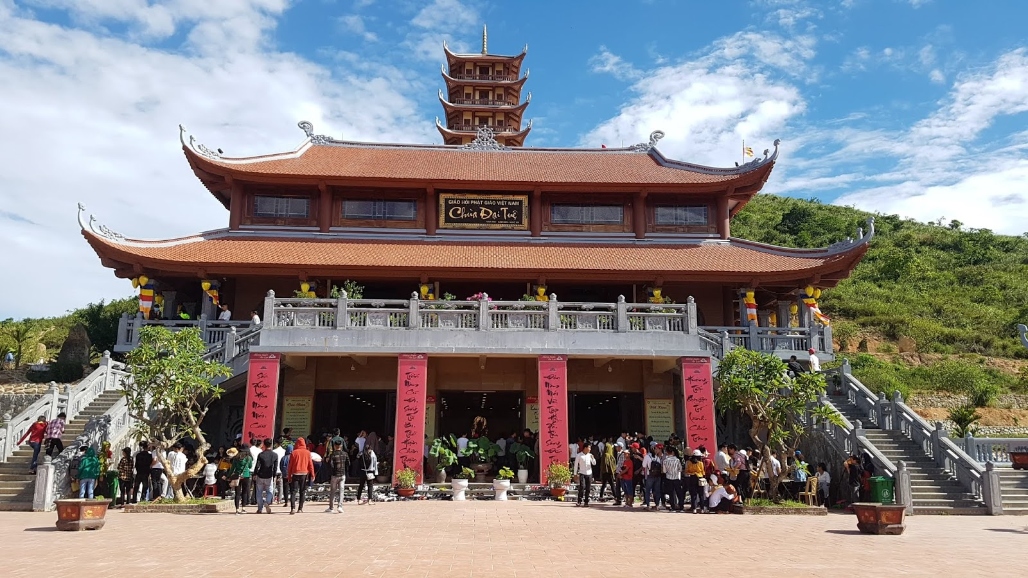 Kiến trúc chính của ngôi chùa Đại Tuệ linh thiêng