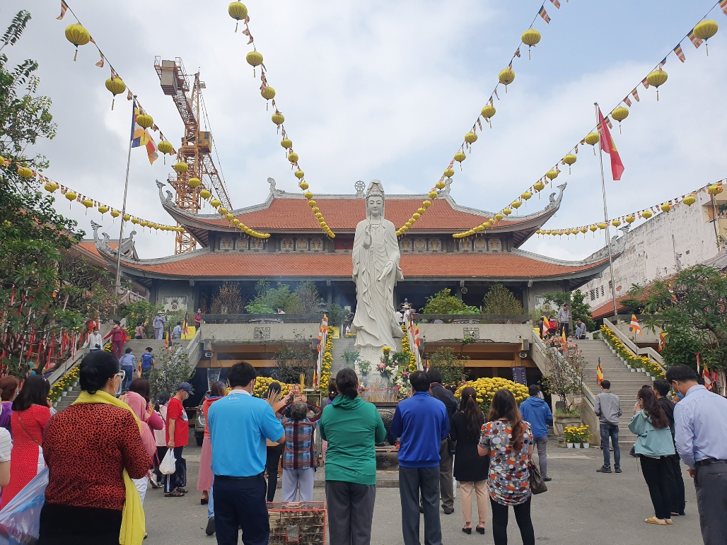Cổng Tam Quan của ngôi chùa này có thiết kế theo phong cách truyền thống